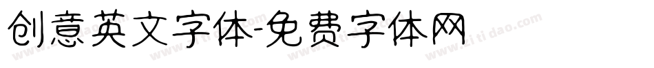 创意英文字体字体转换