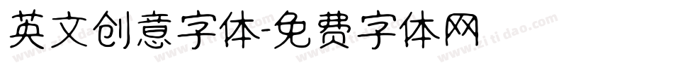 英文创意字体字体转换