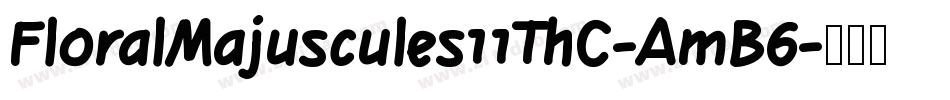 FloralMajuscules11ThC-AmB6字体转换