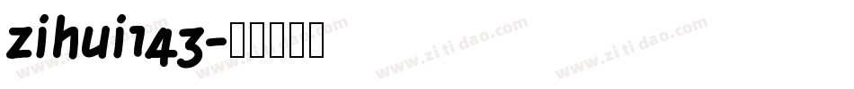 zihui143字体转换