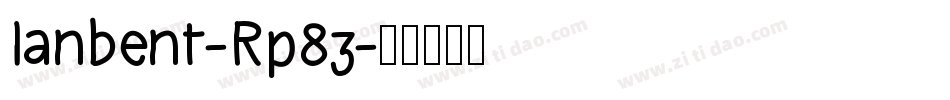 Ianbent-Rp83字体转换