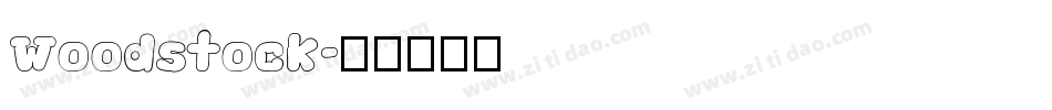 Woodstock字体转换