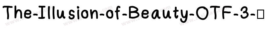 The-Illusion-of-Beauty-OTF-3字体转换