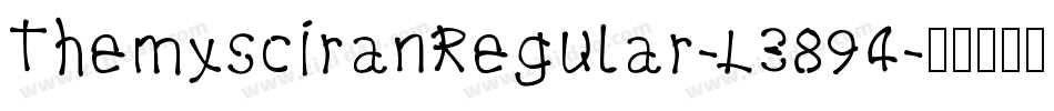 ThemysciranRegular-L3894字体转换
