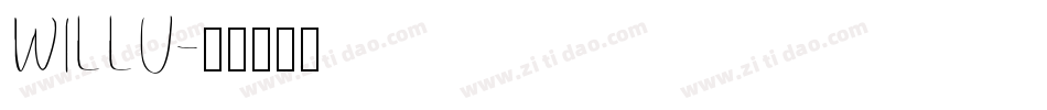 WILLU字体转换