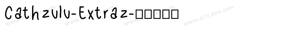 Cathzulu-Extraz字体转换