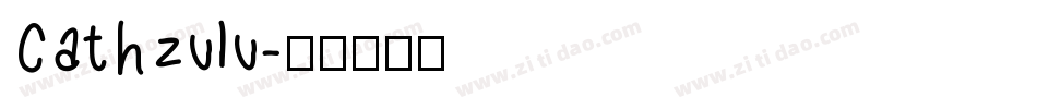 Cathzulu字体转换