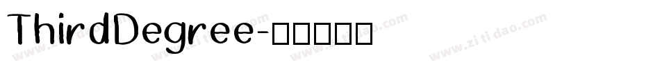 ThirdDegree字体转换