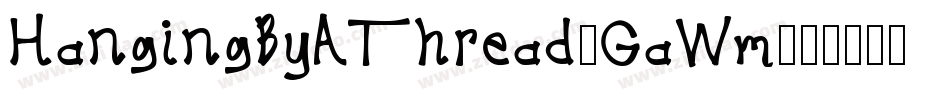 HangingByAThread-GaWm字体转换