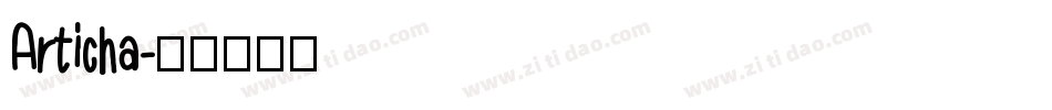 Articha字体转换