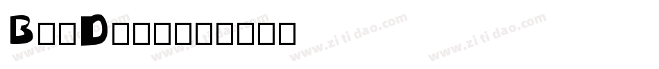 BadDeni字体转换