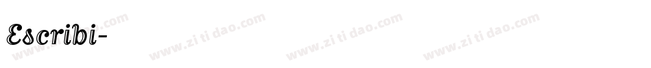 Escribi字体转换