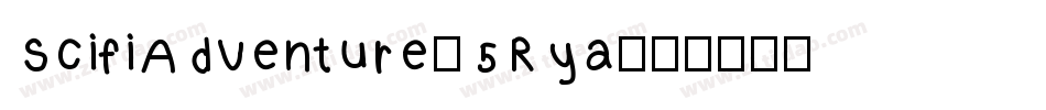 ScifiAdventure-5Rya字体转换