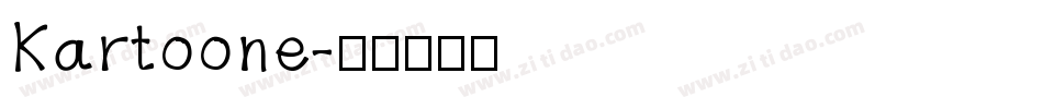 Kartoone字体转换