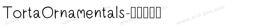 TortaOrnamentals字体转换
