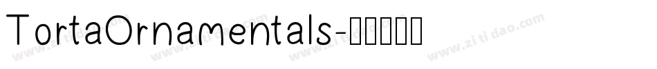 TortaOrnamentals字体转换