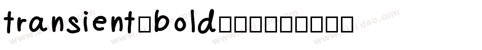 transient_bold转换器字体转换