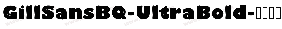 GillSansBQ-UltraBold字体转换
