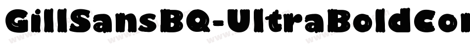 GillSansBQ-UltraBoldCondensed字体转换
