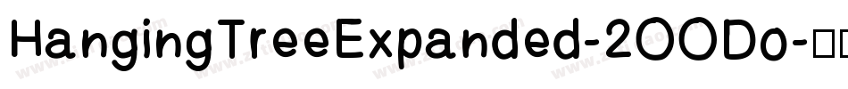 HangingTreeExpanded-2OODo字体转换
