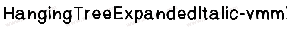HangingTreeExpandedItalic-vmmX9字体转换
