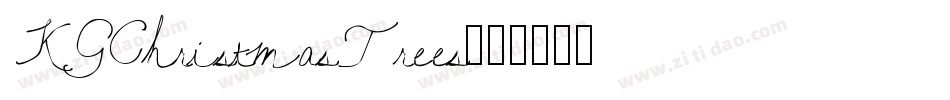 KGChristmasTrees字体转换