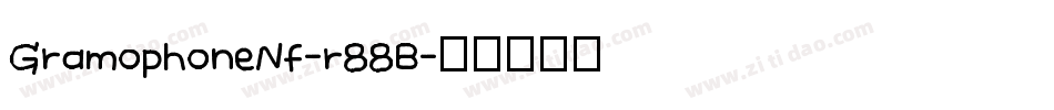 GramophoneNf-r88B字体转换