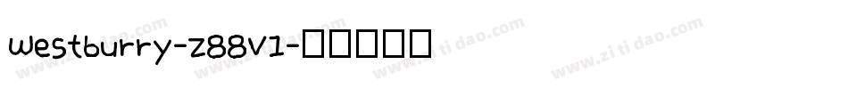Westburry-z88V1字体转换