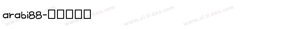 arabi88字体转换