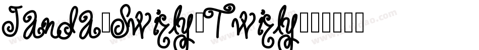 Janda-Swirly-Twirly字体转换