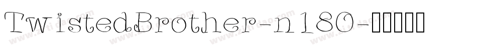 TwistedBrother-n18O字体转换