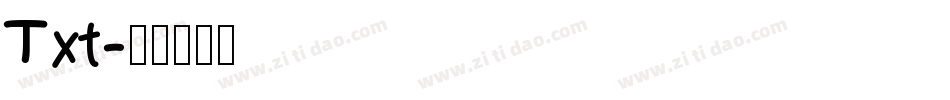 Txt字体转换