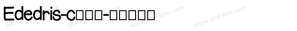 Ededris-c生成器字体转换