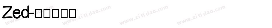 Zed字体转换