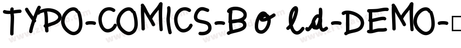 TYPO-COMICS-Bold-DEMO字体转换