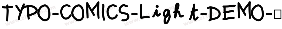 TYPO-COMICS-Light-DEMO字体转换