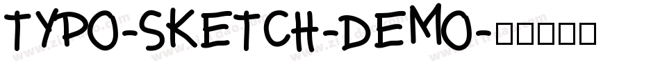 TYPO-SKETCH-DEMO字体转换
