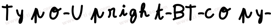Typo-Upright-BT-copy-2字体转换