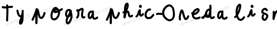 Typographic-Onedalism字体转换