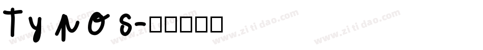 Typos字体转换