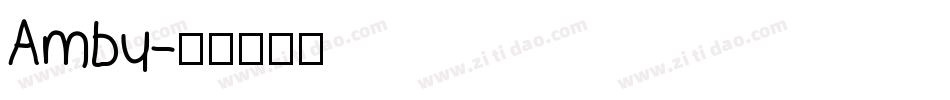 Ambu字体转换