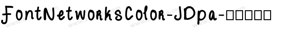 FontNetworksColor-JDpa字体转换