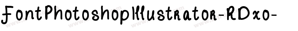 FontPhotoshopIllustrator-RDxo字体转换 FontPhotoshopIllustrator-RDxo字体转换