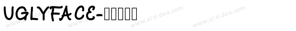 UGLYFACE字体转换