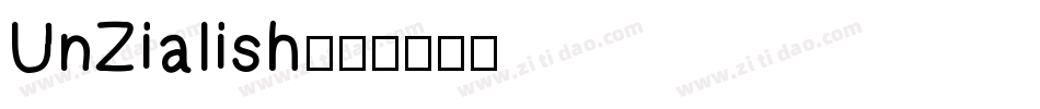 UnZialish字体转换