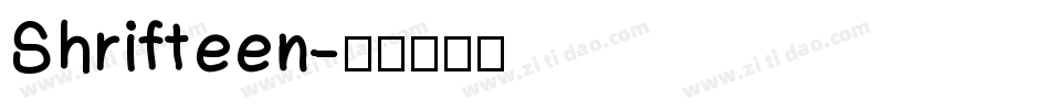 Shrifteen字体转换