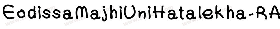 EodissaMajhiUniHatalekha-RAZE字体转换