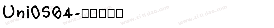 Uni0564字体转换