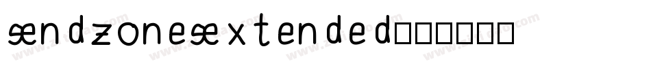 EndzoneExtended字体转换