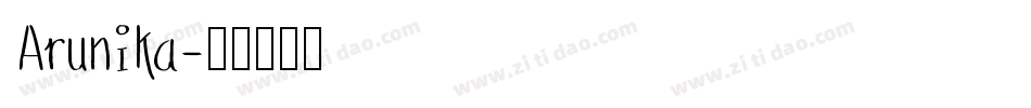 Arunika字体转换
